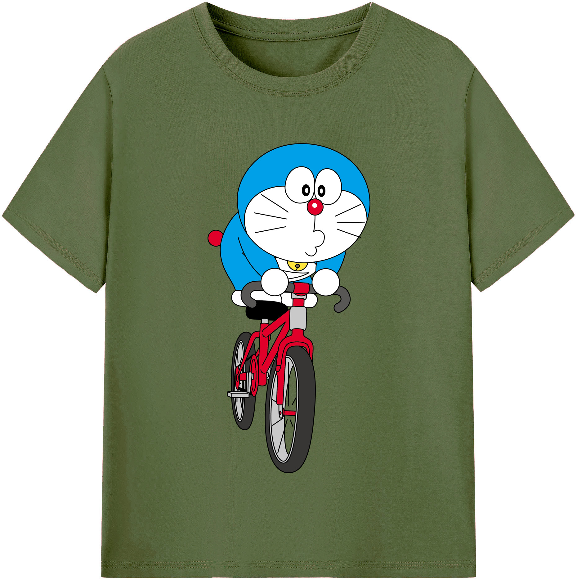 （画像用） ドラえもん Doraemon 綿100％半袖Tシャツ（フロントプリント）